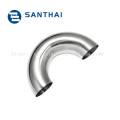 45/90/180 degree welded clamped threaded Sanitary Stainless Steel elbow with good prices